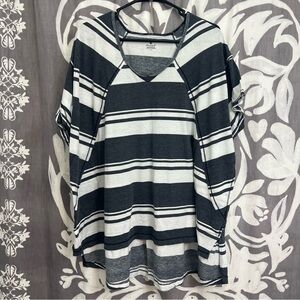 FP Movement City Vibes Striped Oversized Tee